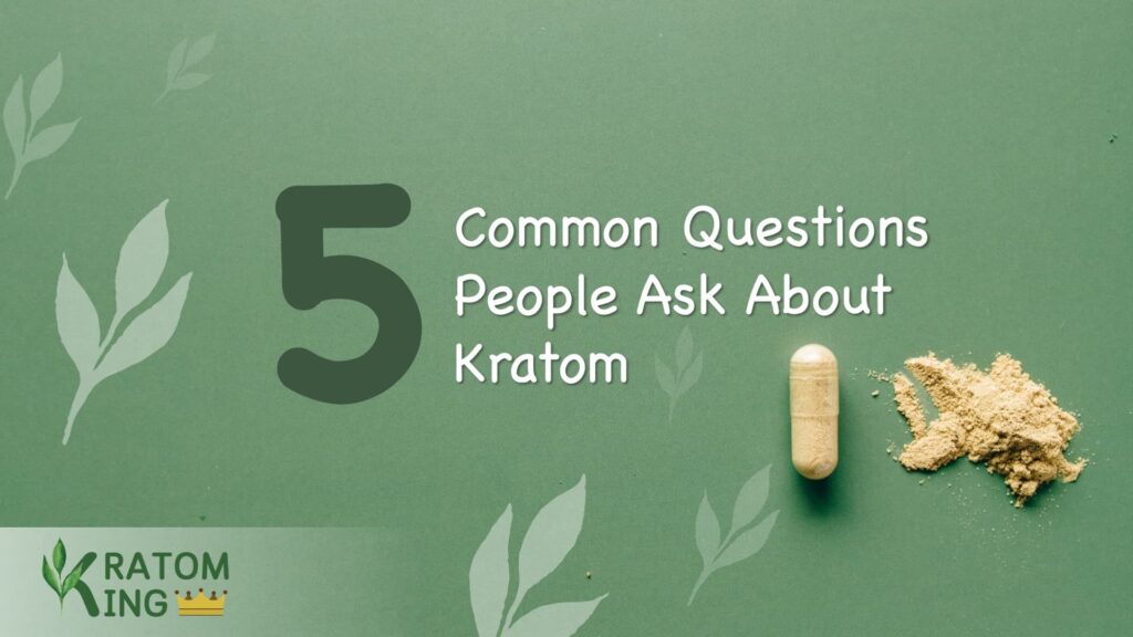 5 Common Questions People Ask About Kratom